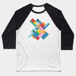 Rainbow Map 45 Baseball T-Shirt